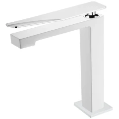 Смеситель для раковины, Boheme Q, белый, хром арт. 142-WCR.2