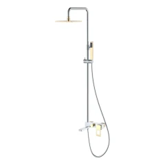 Душевая система, Boheme Q, хром, золото арт. 148-CRG