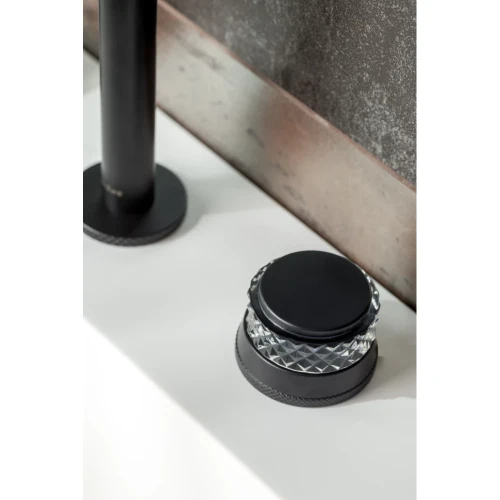 Купить купить смеситель для раковины, boheme aura, черный арт. 152-b-a