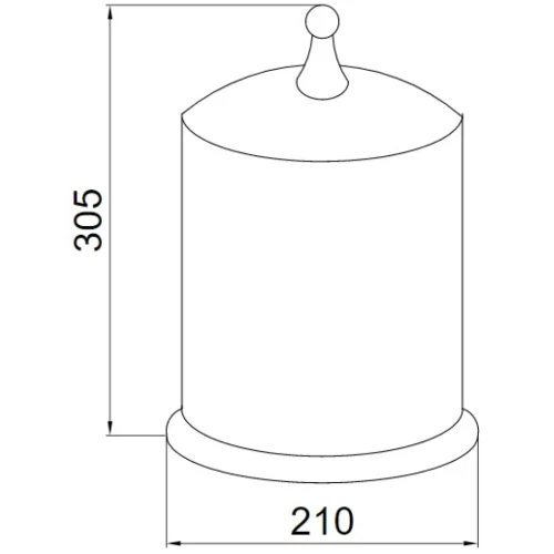 Купить купить ведро для мусора, boheme brillante, хром арт. 10451