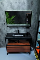 Тумба подвесная, Armadi Art Loft, dark wood арт. 894-100-D