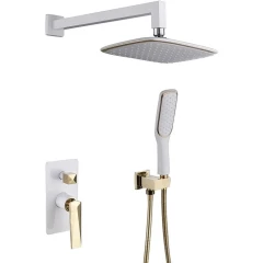 Душевая система, Boheme Venturo, белый, золото арт. 384-W