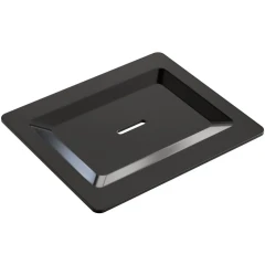 Мыльница для полки shiny gunmetal/глянцевый графит, Boheme SPACE арт. 10966-SGM-SOAP