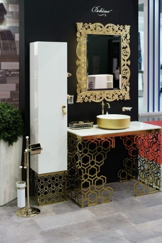 Купить купить зеркало с подсветкой, armadi art caprice, поталь золото арт. 553