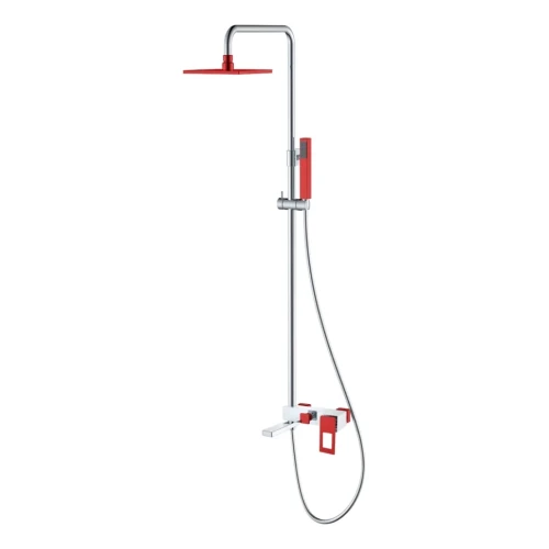 Купить купить душевая система красная, boheme q, хром, красный арт. 148-crr