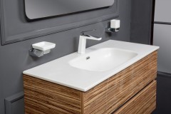 Тумба под раковину, подвесная, Armadi Art Vallessi, zebrano арт. 837-100-Z