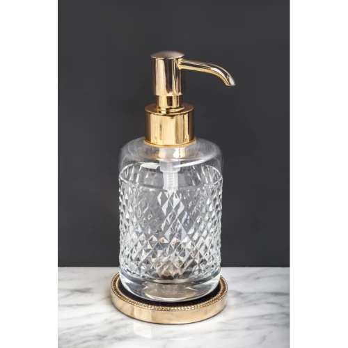 Купить купить дозатор для жидкого мыла, boheme murano cristal, золото арт. 10228