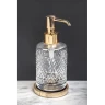 Купить купить дозатор для жидкого мыла, boheme murano cristal, золото арт. 10228
