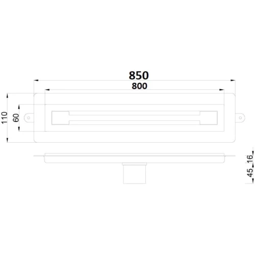 Купить купить душевой лоток с решеткой, armadi art premium trendy, золото арт. 983-80-g