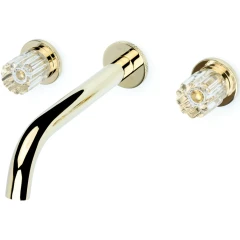 Смеситель для раковины, Boheme Elegante, золото арт. 152-2-G-EL