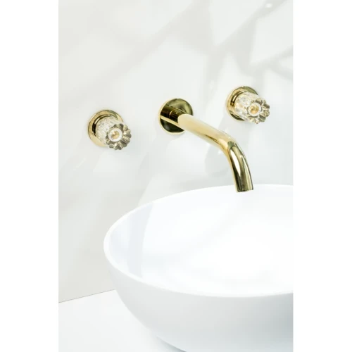 Купить купить смеситель для раковины, boheme elegante, золото арт. 152-2-g-el