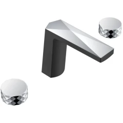 Смеситель для раковины, Boheme Venturo, черный арт. 150-BCR-DIAMOND