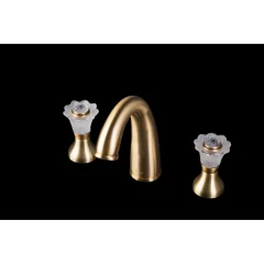 Смеситель для раковины, Boheme Camelia, бронза арт. 317-Camelia