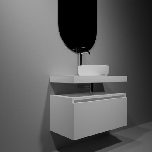 Купить купить тумба подвесная, armadi art vallessi, white арт. 897-060-w