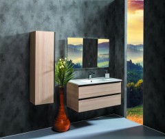 Тумба под раковину, подвесная, Armadi Art Capolda, light wood арт. 849-100-LW