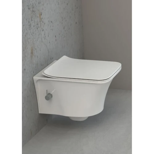 Купить купить унитаз биде подвесной без сиденья, boheme mirage, белый арт. 965-2