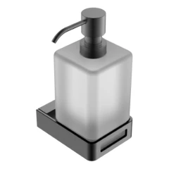 Дозатор для жидкого мыла, Boheme Q, оружейная сталь арт. 10957-GM