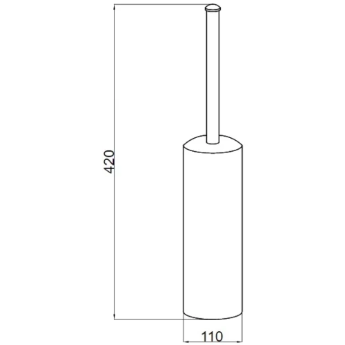 Купить купить ершик для унитаза, boheme palazzo bianco, золото арт. 10109
