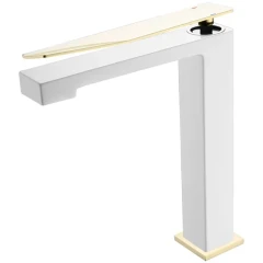 Смеситель для раковины, Boheme Q, хром, золото арт. 142-CRG.2