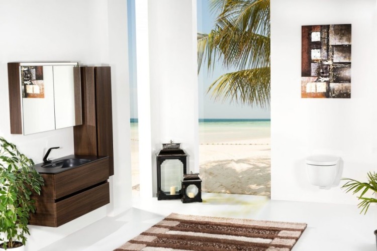 Купить купить зеркальный шкаф с подсветкой, armadi art vallessi, dark oak арт. 547-d