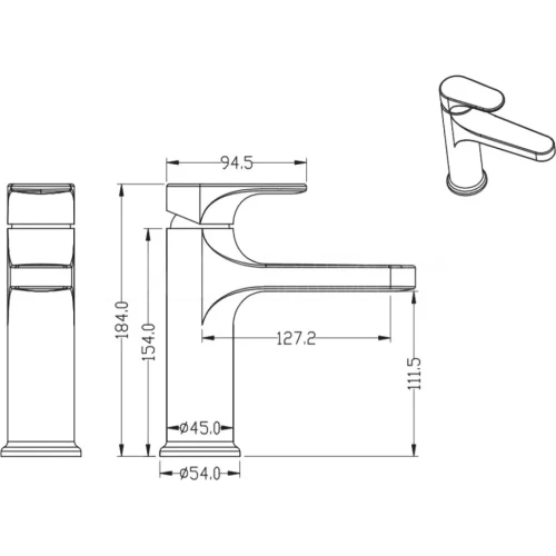 Купить купить смеситель для раковины, boheme spectre, золото арт. 451-g
