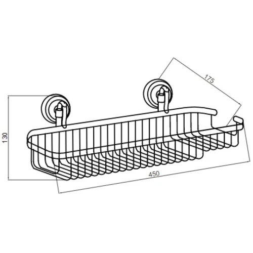 Купить купить полка корзина, boheme medici, бронза арт. 10618
