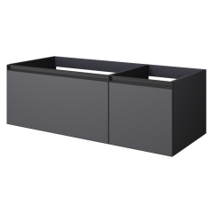 Тумба под раковину подвесная, Armadi Art Quatro, антрацит арт. 790-M2-120-A-A