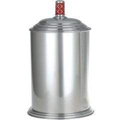 Ведро для мусора, Boheme Murano, хром, рубиновый арт. 10907-R-CR