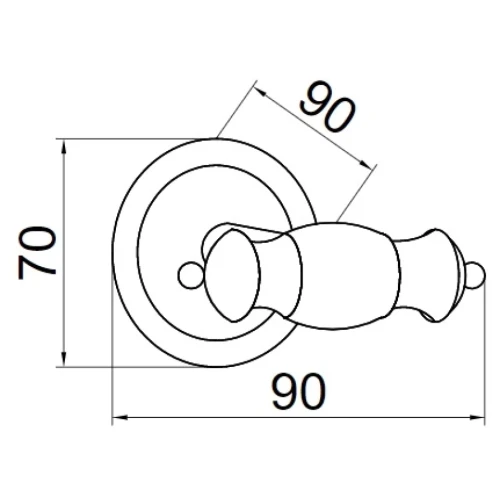 Купить купить двойной крючок bianco, boheme vogue, хром арт. 10136