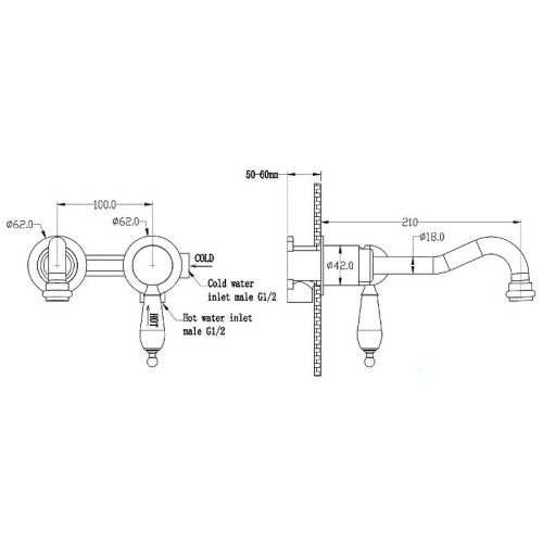 Купить купить смеситель для раковины, boheme tradizionale chromo, хром арт. 267-royale/crst