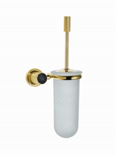 Купить купить ершик для унитаза, boheme royal cristal, золото арт. 10933-g-b