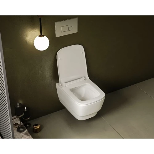 Купить купить унитаз подвесной без сиденья, boheme bello, белый арт. 971-mw