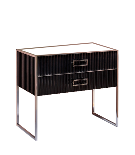 Купить купить тумба под раковину, armadi art monaco, черный, хром арт. 866-100-bcr