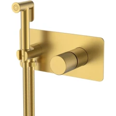 Гигиенический душ со смесителем, Boheme Stick, золото арт. 127-MG.4