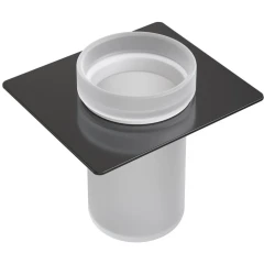 Стакан для полки shiny gunmetal/глянцевый графит, Boheme SPACE арт. 10966-SGM-TUM