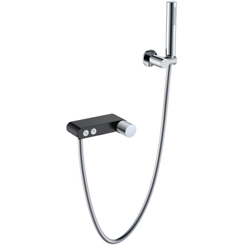 Купить купить смеситель для ванны, boheme stick, черный арт. 123-bcr.2