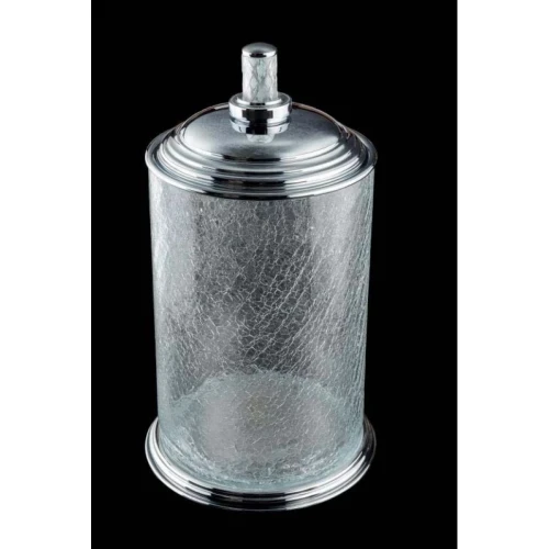 Купить купить ведро для мусора, boheme murano cristal, хром арт. 10914-crst-ch