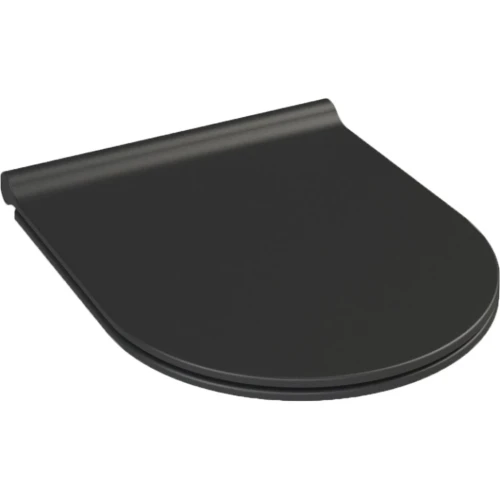 Купить купить крышка для унитаза slim, boheme bianca, 966-b цвет: черный