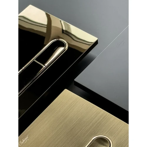 Купить купить клавиша смыва, пластик matt gold для инсталляций geberit, boheme арт. 667-mg