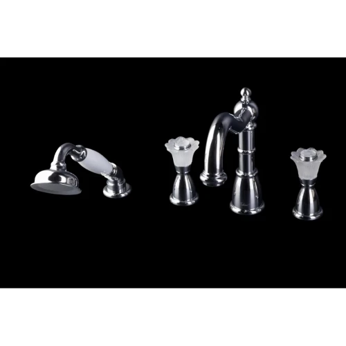 Купить купить смеситель на борт ванны, boheme camelia, хром арт. 396-camelia