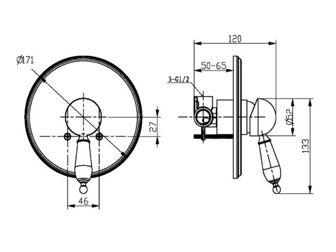 Купить купить смеситель для душа, boheme medici, бронза арт. 305-bsw