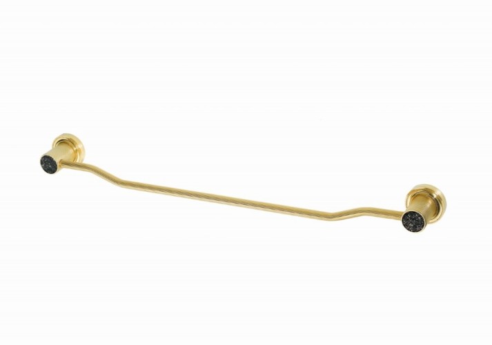 Купить купить полотенцедержатель, boheme royal cristal, золото арт. 10922-g-b