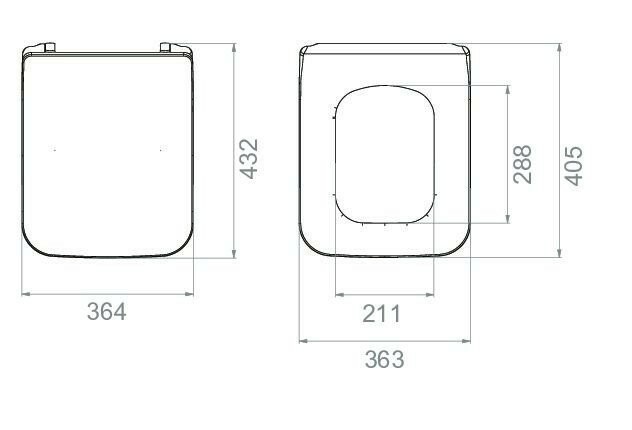 Купить купить крышка для унитаза slim, boheme zen, 968-b цвет: черный