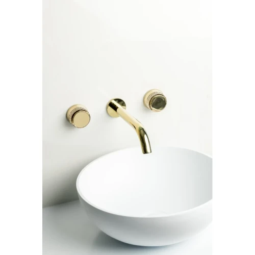 Купить купить смеситель для раковины, boheme aura, золото арт. 152-2-g-a