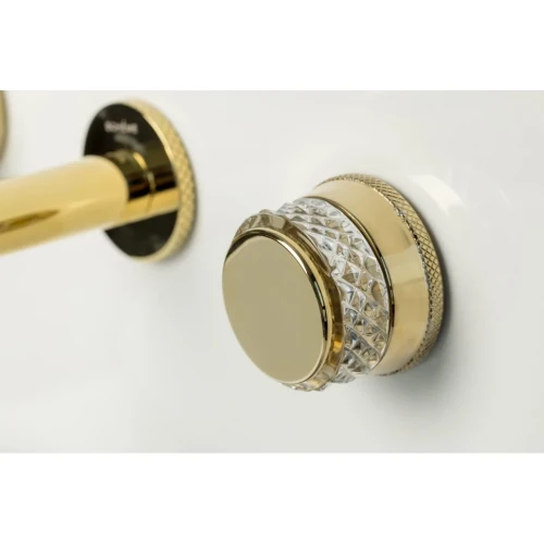 Купить купить смеситель для раковины, boheme aura, золото арт. 152-2-g-a