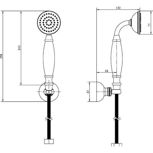 Купить купить душевой гарнитур, boheme brillante, хром арт. 409