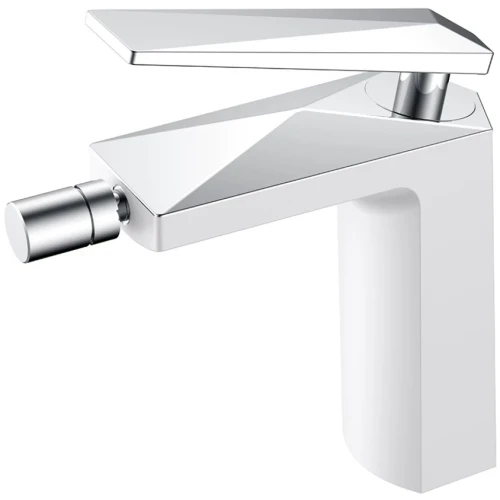 Купить купить смеситель для биде, boheme venturo, белый, хром арт. 376-w