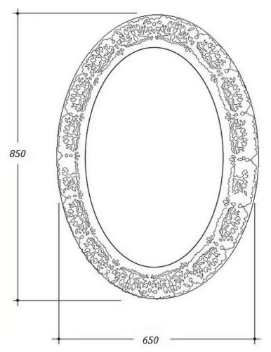 Купить купить зеркало, armadi art neoart, антик поталь арт. 511-p
