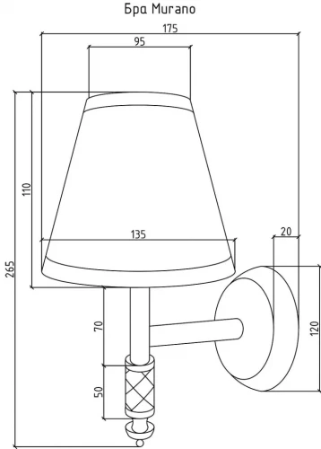 Купить купить светильник boheme, boheme murano арт. 762