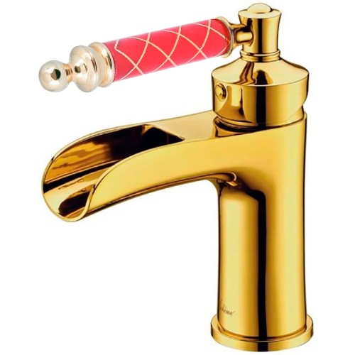 Купить купить смеситель для раковины, boheme vogue, золото арт. 211-mr-r